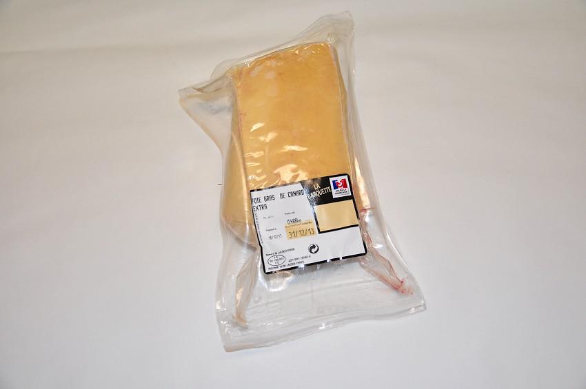 Foie gras cru extra de canard