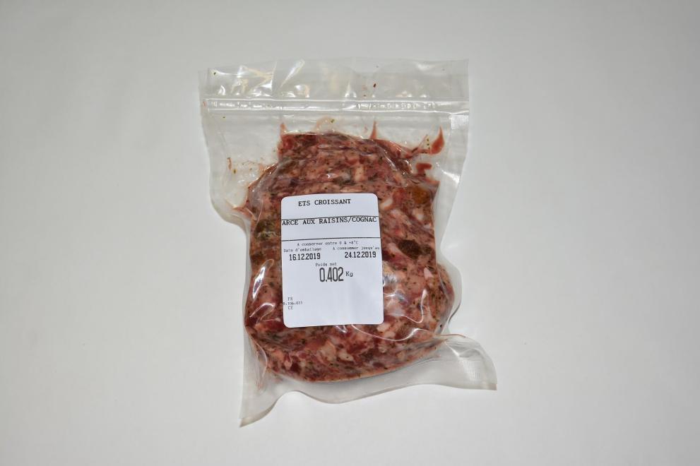 Farce aux raisins et cognac
