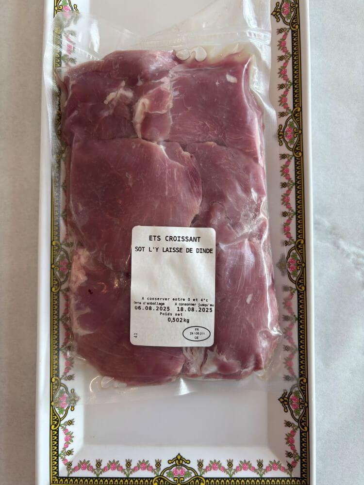 Sot l'y laisse de dinde